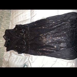 Black shimmery gently used dress
